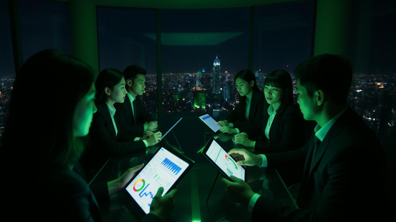 ทีมงาน Equinox Advisory กำลังร่วมวางแผนกลยุทธ์ในกรุงเทพฯ